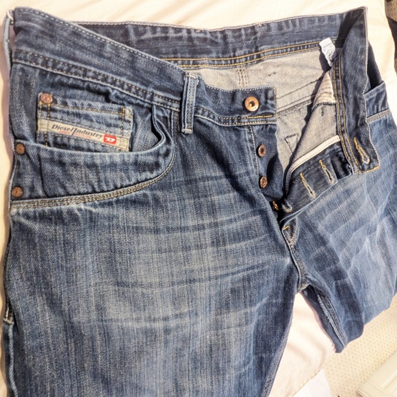 DIESEL S34/32 distressed relax fit jeans - Picture 11 of 12